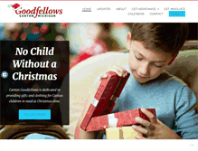 Tablet Screenshot of cantongoodfellows.org